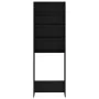 Armario de lavadora negro 64x24x190 cm de vidaXL, Accesorios para lavadoras y secadoras - Ref: Foro24-808405, Precio: 68,74 €...