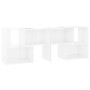 Mueble para TV de madera contrachapada blanco 104x30x52 cm de vidaXL, Muebles TV - Ref: Foro24-808350, Precio: 47,84 €, Descu...
