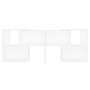 Mueble para TV de madera contrachapada blanco 104x30x52 cm de vidaXL, Muebles TV - Ref: Foro24-808350, Precio: 47,84 €, Descu...