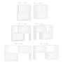 Mueble para TV de madera contrachapada blanco 104x30x52 cm de vidaXL, Muebles TV - Ref: Foro24-808350, Precio: 47,84 €, Descu...