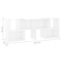 Mueble para TV de madera contrachapada blanco 104x30x52 cm de vidaXL, Muebles TV - Ref: Foro24-808350, Precio: 47,84 €, Descu...