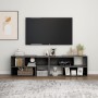 Mueble de TV madera contrachapada gris brillante 149x30x52 cm de vidaXL, Muebles TV - Ref: Foro24-808367, Precio: 61,52 €, De...