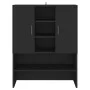 Armario de lavadora negro 70,5x25,5x90 cm de vidaXL, Accesorios para lavadoras y secadoras - Ref: Foro24-808387, Precio: 66,3...