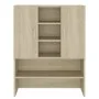 Armario lavadora roble Sonoma 70,5x25,5x90 cm de vidaXL, Accesorios para lavadoras y secadoras - Ref: Foro24-808389, Precio: ...