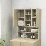 Armario lavadora roble Sonoma 70,5x25,5x90 cm de vidaXL, Accesorios para lavadoras y secadoras - Ref: Foro24-808389, Precio: ...