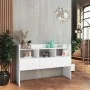Aparador de madera contrachapada blanco 105x30x70 cm de vidaXL, Aparadores - Ref: Foro24-808377, Precio: 70,16 €, Descuento: %
