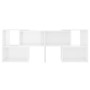 Mueble de TV madera contrachapada blanco brillante 104x30x52 cm de vidaXL, Muebles TV - Ref: Foro24-808356, Precio: 46,49 €, ...