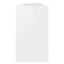 Mueble de TV madera contrachapada blanco brillante 104x30x52 cm de vidaXL, Muebles TV - Ref: Foro24-808356, Precio: 46,49 €, ...