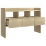 Aparador de madera contrachapada roble Sonoma 105x30x70 cm de vidaXL, Aparadores - Ref: Foro24-808380, Precio: 62,91 €, Descu...