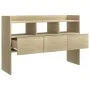 Aparador de madera contrachapada roble Sonoma 105x30x70 cm de vidaXL, Aparadores - Ref: Foro24-808380, Precio: 62,15 €, Descu...