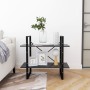 Estantería de 2 niveles madera contrachapada gris 80x30x70 cm en Librerías y estanterías | Comprar online en Foru.es