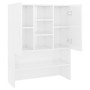 Armario de lavadora blanco brillante 70,5x25,5x90 cm de vidaXL, Accesorios para lavadoras y secadoras - Ref: Foro24-808392, P...