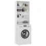 Armario de lavadora blanco 64x24x190 cm de vidaXL, Accesorios para lavadoras y secadoras - Ref: Foro24-808404, Precio: 71,80 ...