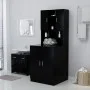 Armario de lavadora negro 71x71,5x91,5 cm de vidaXL, Accesorios para lavadoras y secadoras - Ref: Foro24-808396, Precio: 76,3...