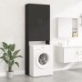Armario de lavadora negro 64x25,5x190 cm de vidaXL, Accesorios para lavadoras y secadoras - Ref: Foro24-808414, Precio: 94,21...