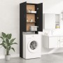 Armario de lavadora negro 64x25,5x190 cm de vidaXL, Accesorios para lavadoras y secadoras - Ref: Foro24-808414, Precio: 94,21...