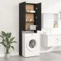 Armario de lavadora negro 64x25,5x190 cm de vidaXL, Accesorios para lavadoras y secadoras - Ref: Foro24-808414, Precio: 92,84...
