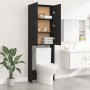 Armario de lavadora negro 64x25,5x190 cm de vidaXL, Accesorios para lavadoras y secadoras - Ref: Foro24-808414, Precio: 94,21...