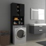 Armario de lavadora negro 64x25,5x190 cm de vidaXL, Accesorios para lavadoras y secadoras - Ref: Foro24-808423, Precio: 89,10...