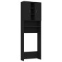 Armario de lavadora negro 64x25,5x190 cm de vidaXL, Accesorios para lavadoras y secadoras - Ref: Foro24-808423, Precio: 89,10...