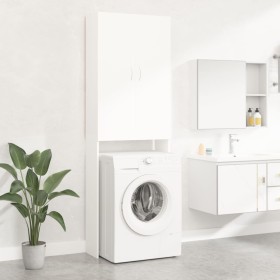 Armario de lavadora blanco 64x25,5x190 cm de vidaXL, Accesorios para lavadoras y secadoras - Ref: Foro24-808413, Precio: 81,5...
