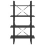 Estantería de 4 niveles madera contrachapada gris 80x30x140 cm en Librerías y estanterías | Comprar online en Foru.es