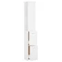 Badezimmerschrank aus Sperrholz weiß 25x26,5x170 cm von vidaXL, Badezimmermöbel - Ref: Foro24-808431, Preis: 61,31 €, Rabatt: %