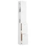 Badezimmerschrank aus Sperrholz weiß 25x26,5x170 cm von vidaXL, Badezimmermöbel - Ref: Foro24-808431, Preis: 61,31 €, Rabatt: %