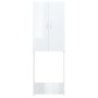 Armario para lavadora blanco brillo 64x25,5x190 cm de vidaXL, Accesorios para lavadoras y secadoras - Ref: Foro24-808419, Pre...