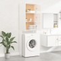 Armario para lavadora blanco brillo 64x25,5x190 cm de vidaXL, Accesorios para lavadoras y secadoras - Ref: Foro24-808419, Pre...