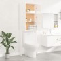 Armario para lavadora blanco brillo 64x25,5x190 cm de vidaXL, Accesorios para lavadoras y secadoras - Ref: Foro24-808419, Pre...
