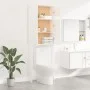 Armario para lavadora blanco brillo 64x25,5x190 cm de vidaXL, Accesorios para lavadoras y secadoras - Ref: Foro24-808419, Pre...