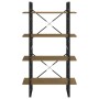 Estantería de 4 niveles madera maciza de pino 80x30x140 cm en Librerías y estanterías | Comprar online en Foru.es