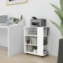 Weißer Sperrholzschrank mit Rollen 60x35x75 cm von vidaXL, Schließfächer und Lagerschränke - Ref: Foro24-808449, Preis: 59,18...
