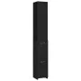 Armario de baño madera contrachapada negro 25x26,5x170 cm de vidaXL, Muebles de baño - Ref: Foro24-808432, Precio: 63,73 €, D...