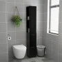 Armario de baño madera contrachapada negro 25x26,5x170 cm de vidaXL, Muebles de baño - Ref: Foro24-808432, Precio: 63,73 €, D...