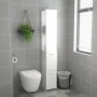 Armario baño madera contrachapada blanco brillo 25x26,5x170 cm de vidaXL, Muebles de baño - Ref: Foro24-808437, Precio: 63,85...