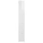 Armario baño madera contrachapada blanco brillo 25x26,5x170 cm de vidaXL, Muebles de baño - Ref: Foro24-808437, Precio: 63,85...