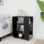 Sperrholzschrank mit Rädern schwarz 60x35x75 cm von vidaXL, Schließfächer und Lagerschränke - Ref: Foro24-808450, Preis: 51,4...