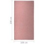 Alfombra de exterior de tejido plano rojo 100x200 cm de vidaXL, Alfombras - Ref: Foro24-340822, Precio: 35,44 €, Descuento: %