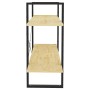 Estantería de 2 niveles madera maciza de pino 100x30x70 cm en Librerías y estanterías | Comprar online en Foru.es
