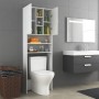 Armario de lavadora blanco 64x25,5x190 cm de vidaXL, Accesorios para lavadoras y secadoras - Ref: Foro24-808422, Precio: 92,1...