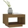 Mesa de centro de madera maciza pino marrón miel 50x50x33,5 cm de vidaXL, Mesas de centro - Ref: Foro24-808506, Precio: 47,25...
