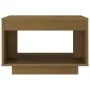 Mesa de centro de madera maciza pino marrón miel 50x50x33,5 cm de vidaXL, Mesas de centro - Ref: Foro24-808506, Precio: 47,25...