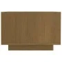 Mesa de centro de madera maciza pino marrón miel 50x50x33,5 cm de vidaXL, Mesas de centro - Ref: Foro24-808506, Precio: 47,25...