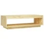 Solid pine wood coffee table 110x50x33.5 cm by vidaXL, Coffee table - Ref: Foro24-808508, Price: 50,17 €, Discount: %