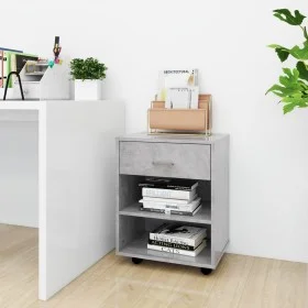 Sperrholz Radschrank betongrau 46x36x59 cm von vidaXL, Schließfächer und Lagerschränke - Ref: Foro24-808471, Preis: 41,26 €, ...