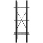 Estantería de 3 niveles contrachapada gris hormigón 40x30x105cm en Librerías y estanterías | Comprar online en Foru.es