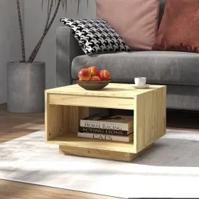 Mesa de centro de madera maciza de pino 50x50x33,5 cm de vidaXL, Mesas de centro - Ref: Foro24-808503, Precio: 28,71 €, Descu...