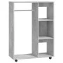 Armario de madera de ingeniería gris hormigón 80x40x110 cm de vidaXL, Armarios roperos - Ref: Foro24-808517, Precio: 75,66 €,...